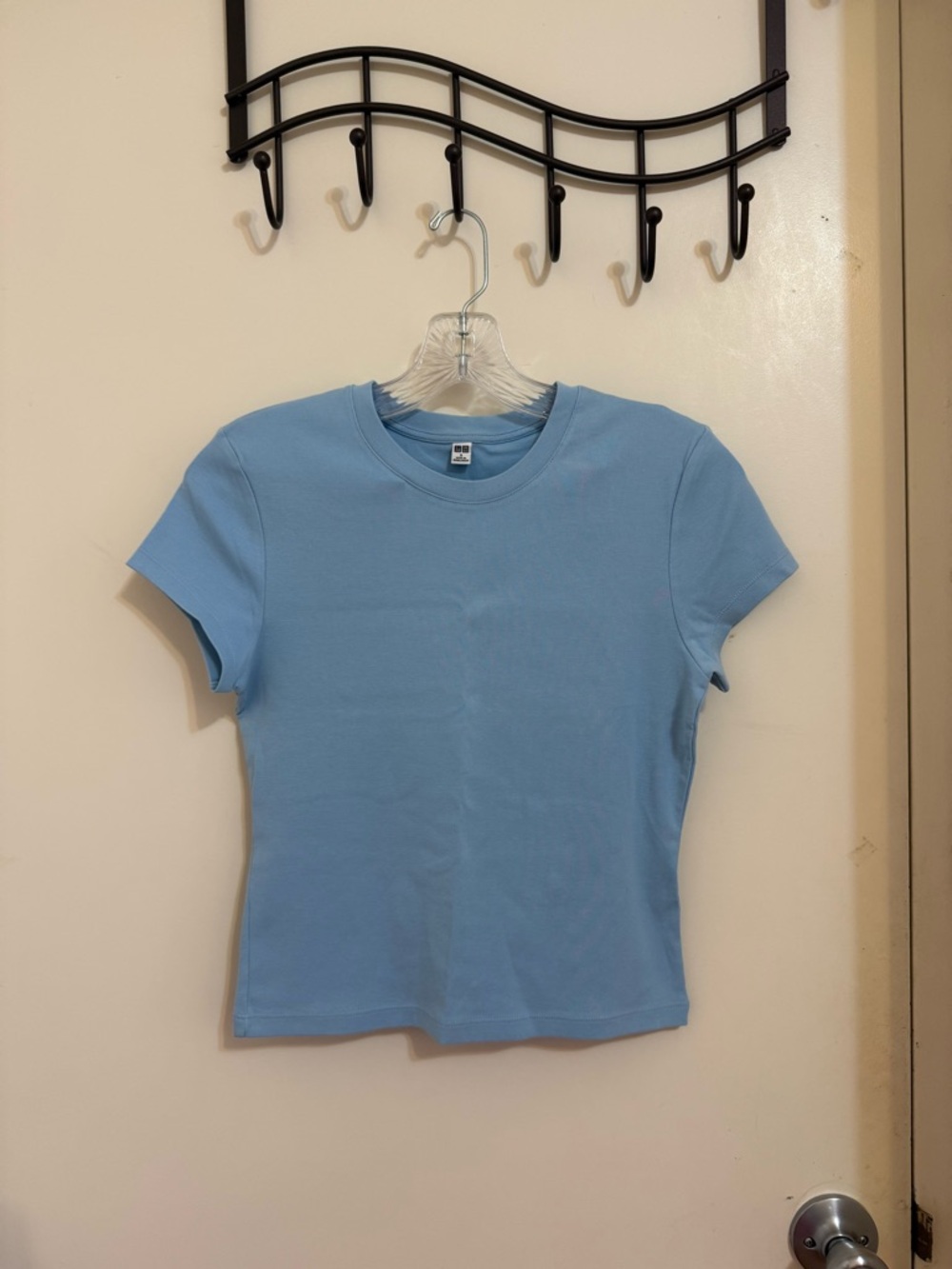 Uniqlo Light Blue Short Sleeve Crewneck Tee